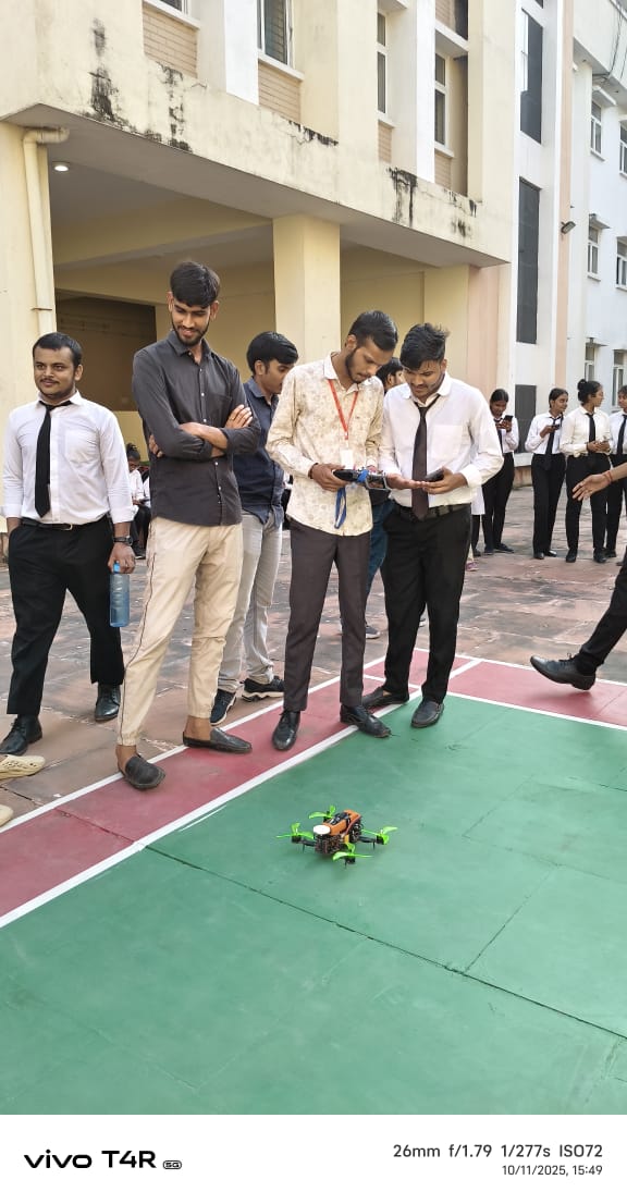 Group learning session with drones